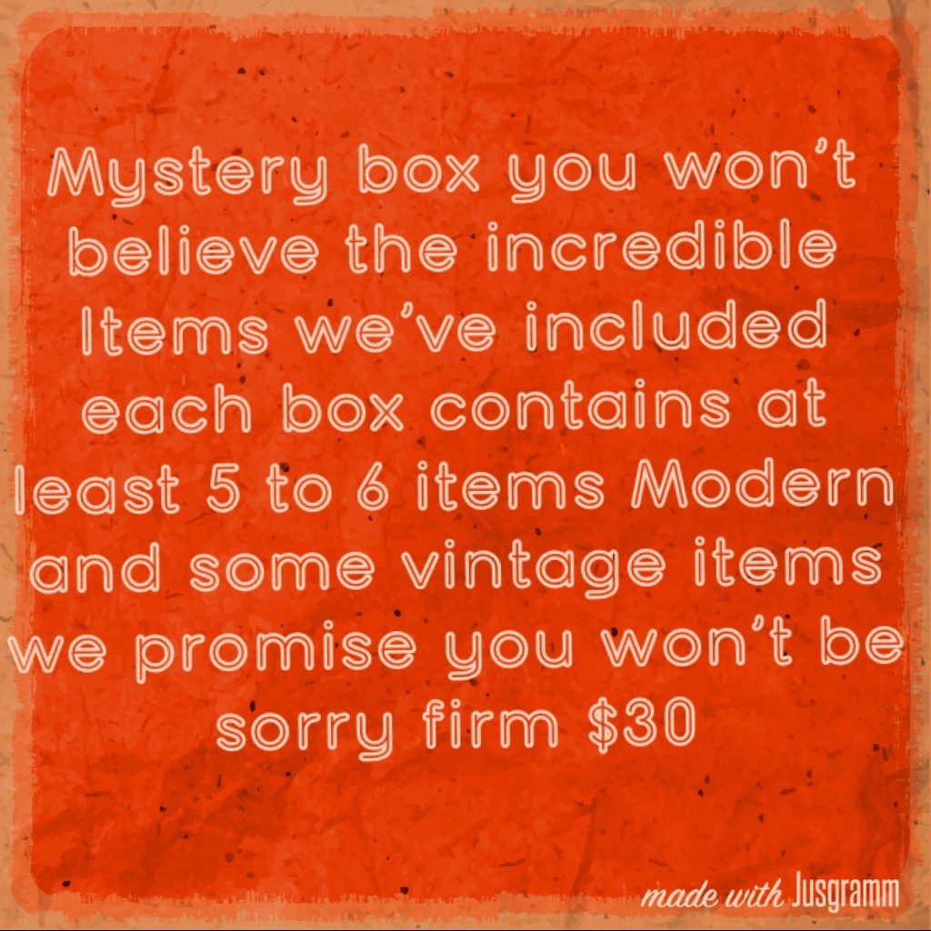 Mystery Box Fashion Box